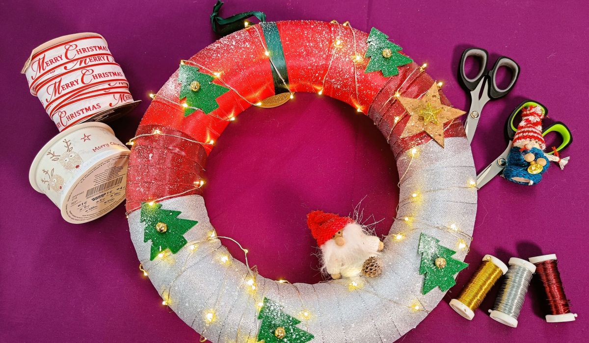 405 – Gestalten von dekorativen Adventskränzen für Tisch oder Wand 