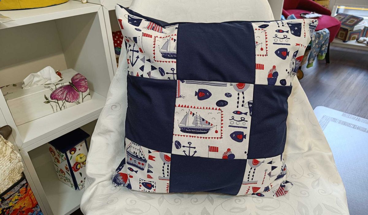 202 - Kuschelkissen mit Hotelverschluss - ohne Reißverschluss - für Einsteiger