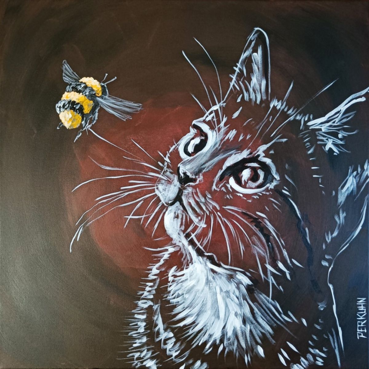 Neugieriges Kätzchen