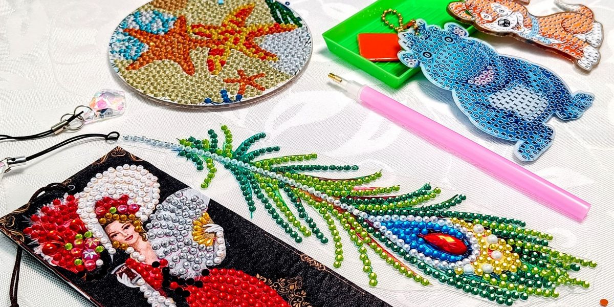 304 - Gestalten von Bildern oder Grußkarten mit Diamond Painting